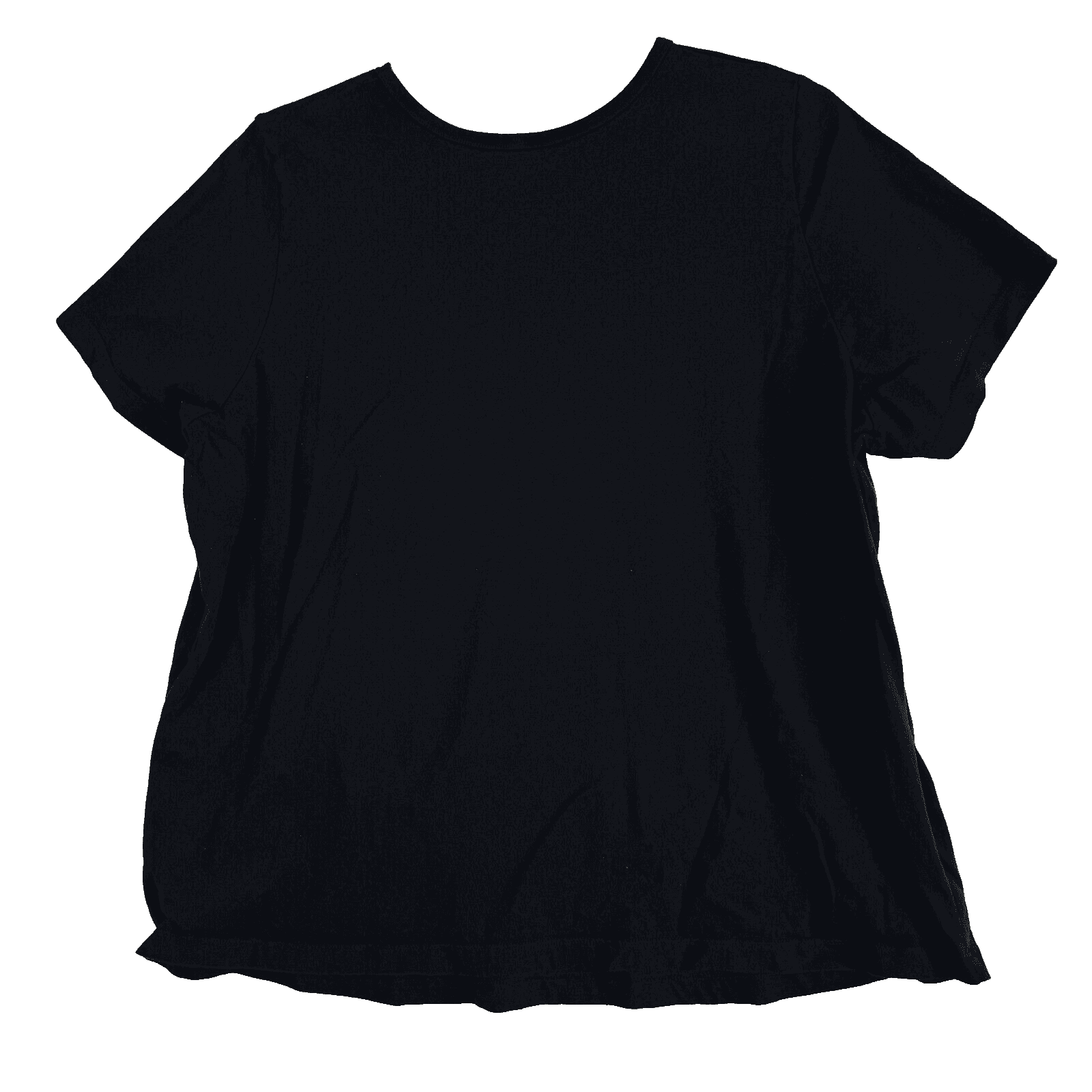 Woman Within Women’s 2X Black Graphic T-Shirt 100% Cotton, Short Sleeve W316 - Thumbnail 2