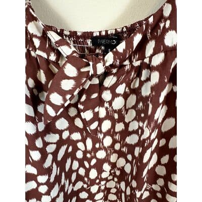 Papermoon Women’s Brown Shoulder Strap Blouse Size S Lightweight Casual Top W 88 - Thumbnail 3