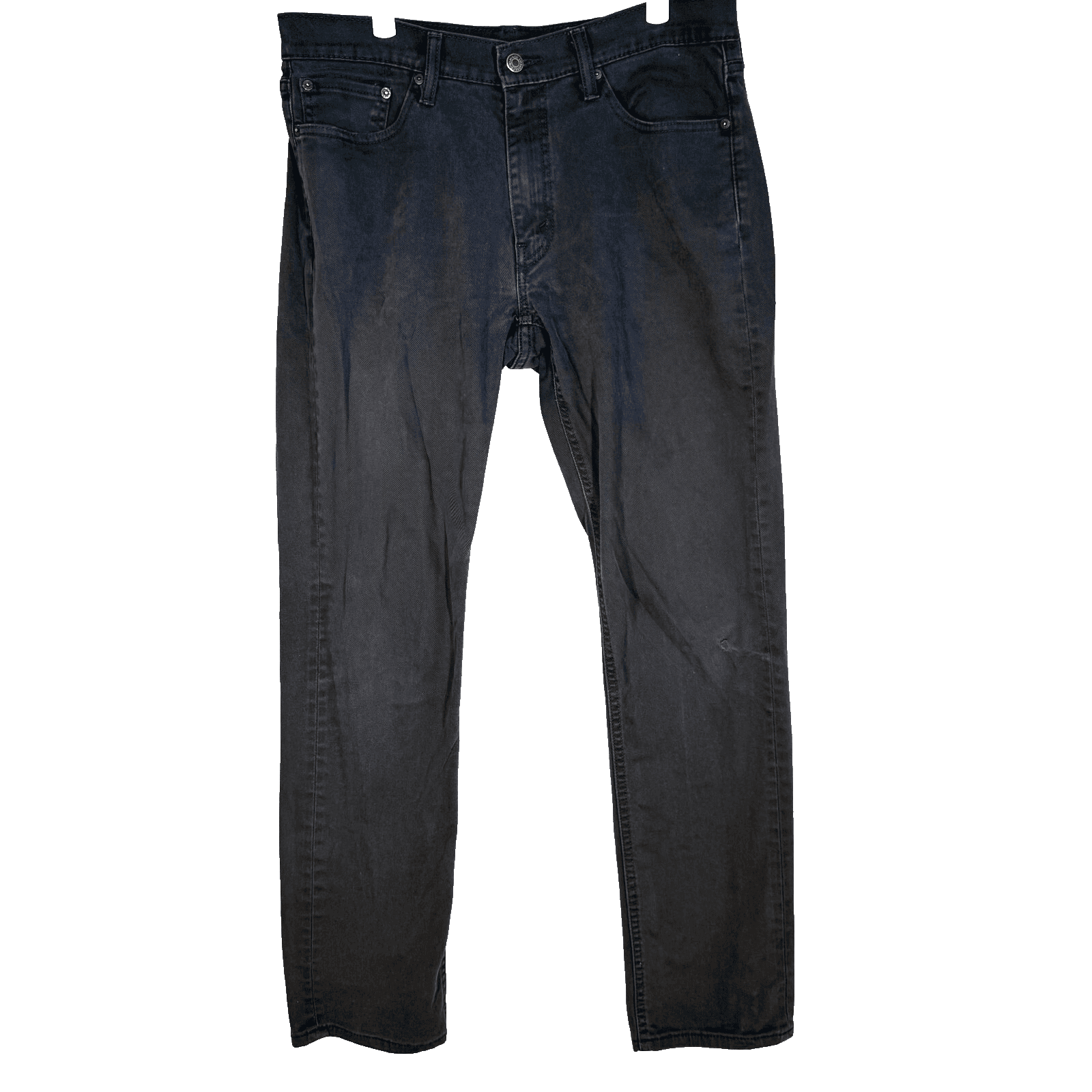 Levi's 541 Men's Jeans 32X34 Black Denim Mid-Rise 5-Pockets Straight Leg Zip Fly - Image 1