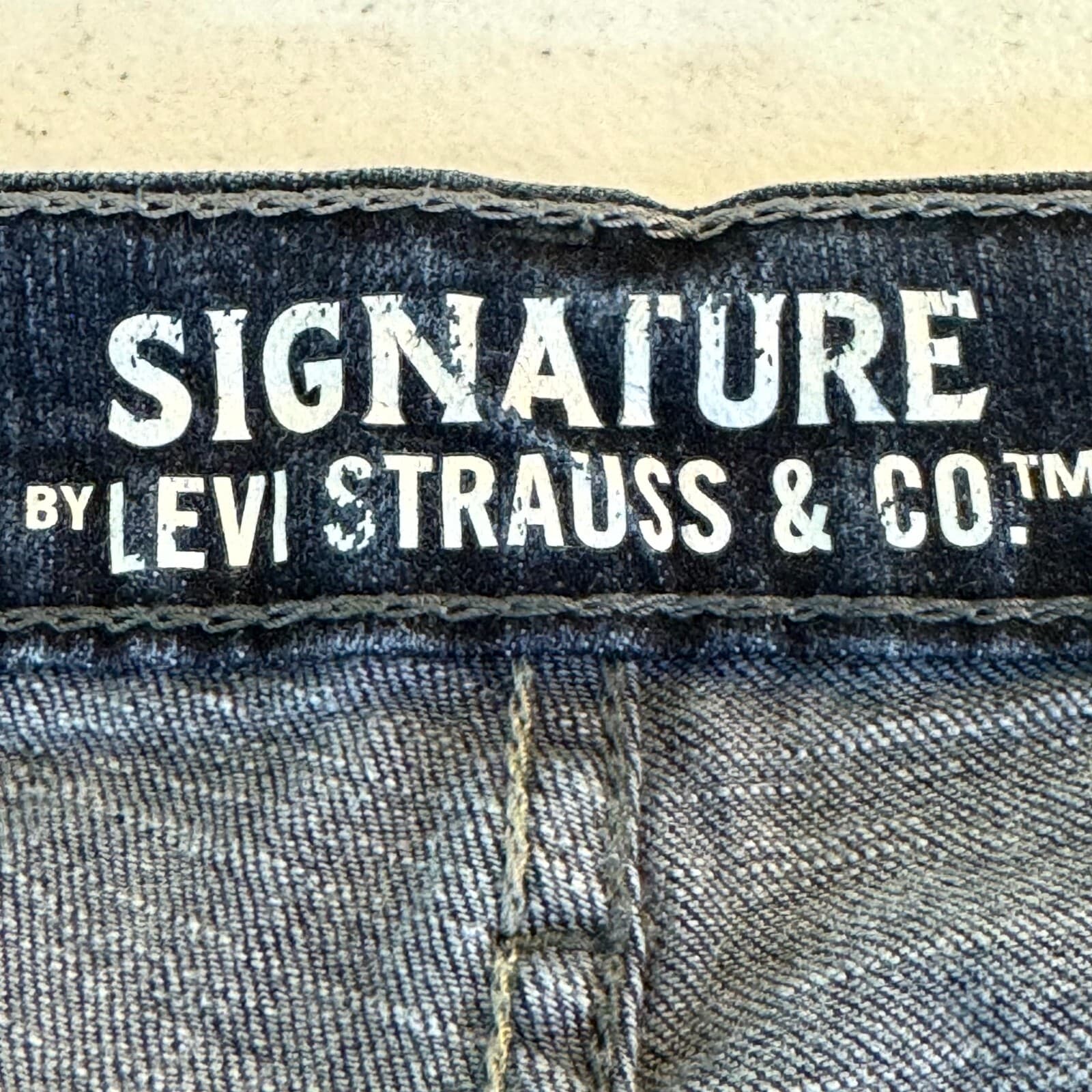 Levi's S37 Men Jeans 36X30 Blue Denim Stretch Mid-Rise Slim Fit Straight Zip Fly - Thumbnail 7