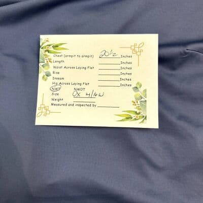 Catherine’s Women’s Plus Blouse Size 14/16 Light Blue Sleeveless Round Neck Top - Thumbnail 5