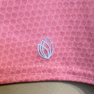 GG Blue Polo Shirt Women’s M Activewear Pink & White Short Sleeve Moisture W1 - Thumbnail 7