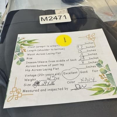 Carhartt 2 Pair Pants Mens 29x28 Navy Ripstop Relaxed Fit Cargo Work Zip Pocket - Thumbnail 10