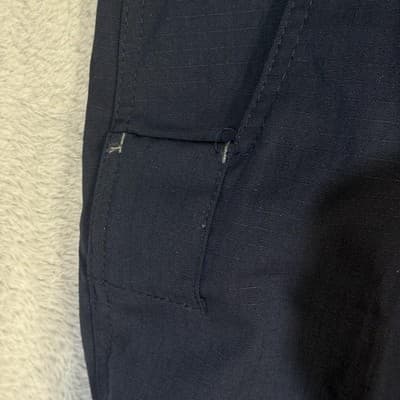 Carhartt 2 Pair Pants Mens 29x28 Navy Ripstop Relaxed Fit Cargo Work Zip Pocket - Thumbnail 4