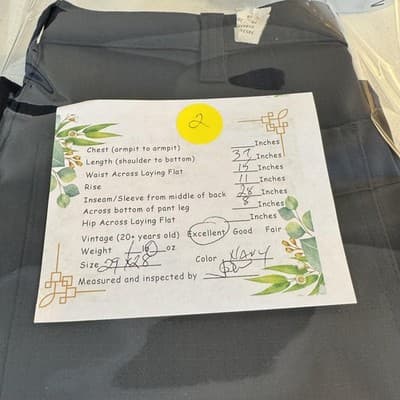 Carhartt 2 Pair Pants Mens 29x28 Navy Ripstop Relaxed Fit Cargo Work Zip Pocket - Thumbnail 14