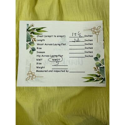 Kaileigh Blouse Women’s S Bright Yellow Sleeveless Top Ruffled Strap Summer W 90 - Thumbnail 6