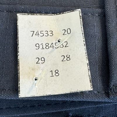 Carhartt 2 Pairs Pants Mens 29x28 Navy Relaxed Fit Ripstop Workwear Zip Pocket - Thumbnail 9