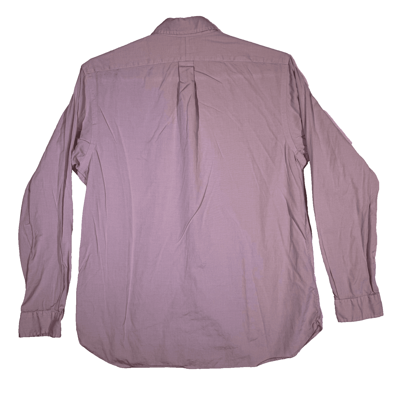 Ralph Lauren Shirt Mens 17 Pink Long Sleeve Button Down Dress Oxford Classic - Thumbnail 2