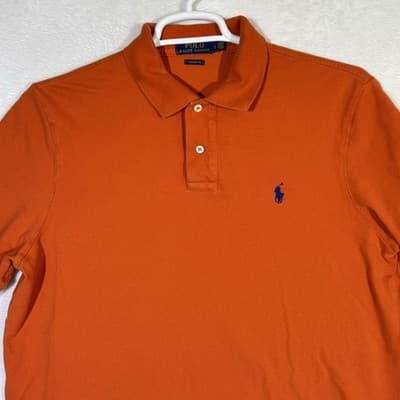 Polo Ralph Lauren Polo Shirt Mens Large Classic Fit Embroidered Pony Short - Thumbnail 5