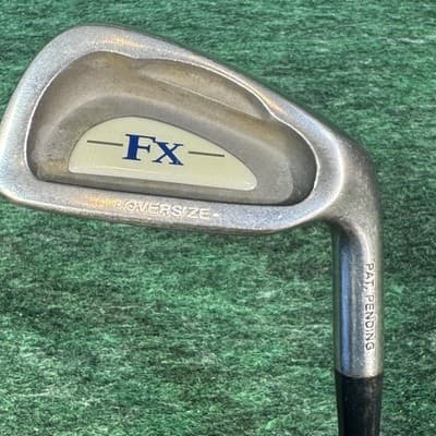 RAM FX Oversize 8 Iron Mens RH Graphite Shaft Stainless Silver Golf Club - Image 1