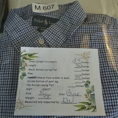 Ralph Lauren Shirt Mens XL Checked Classic Fit Button Down Long Sleeve Casual - Thumbnail 15