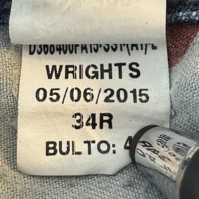 Lucky Brand Jeans Mens 34x32 Blue 1 Authentic Skinny Whiskered Denim Pants - Thumbnail 10