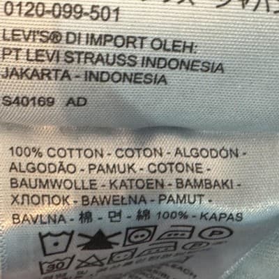 Levis 559 Jeans Mens 36x35 (38x38) Blue Relaxed Straight Denim Medium Wash - Thumbnail 6