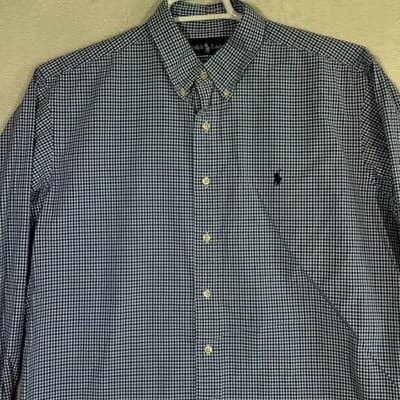 Ralph Lauren Shirt Mens XL Checked Classic Fit Button Down Long Sleeve Casual - Thumbnail 5