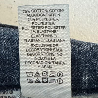 Lucky Brand Jeans Mens 40x30 Blue 410 Athletic Slim Whiskered Medium Wash Denim - Thumbnail 9