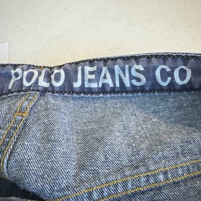 Vintage Polo Jeans Company Jeans Mens 36x30 Blue Denim Classic Straight RL 90s - Thumbnail 5