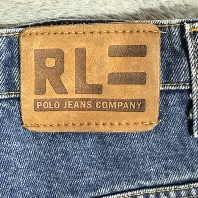 Vintage Polo Jeans Company Jeans Mens 36x30 Blue Denim Classic Straight RL 90s - Thumbnail 4