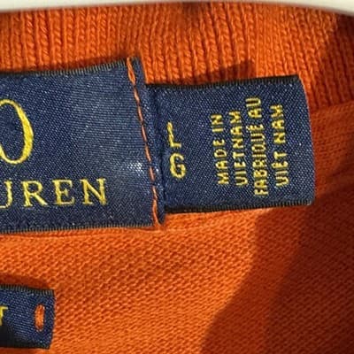 Polo Ralph Lauren Polo Shirt Mens Large Classic Fit Embroidered Pony Short - Thumbnail 9