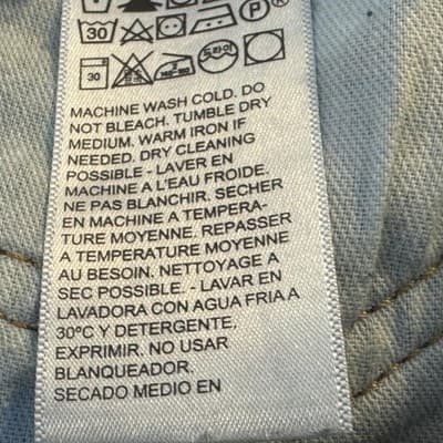 Levis 541 Jeans Mens 36x28 (36x30) Blue Dark Wash Athletic Taper Stretch Denim - Thumbnail 7