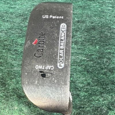 Carbite Polar Balanced CAPTWO Blade Putter Mens RH 35 In Steel Silver Golf Club - Thumbnail 4