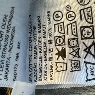 Levis 550 Jeans Mens 40x31 (40x32) Blue Relaxed Tapered Denim 100% Cotton - Thumbnail 6