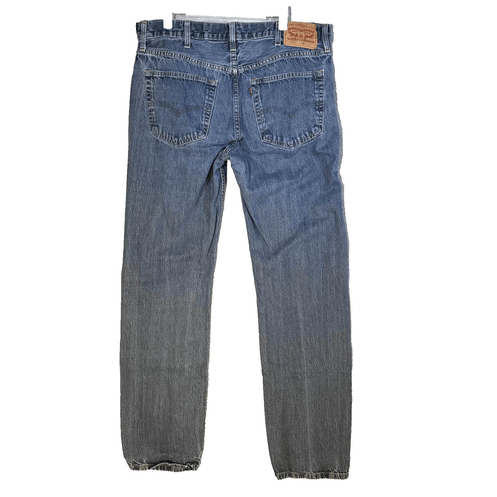 Levis 559 Jeans Mens 36x35 (38x38) Blue Relaxed Straight Denim Medium Wash - Thumbnail 2
