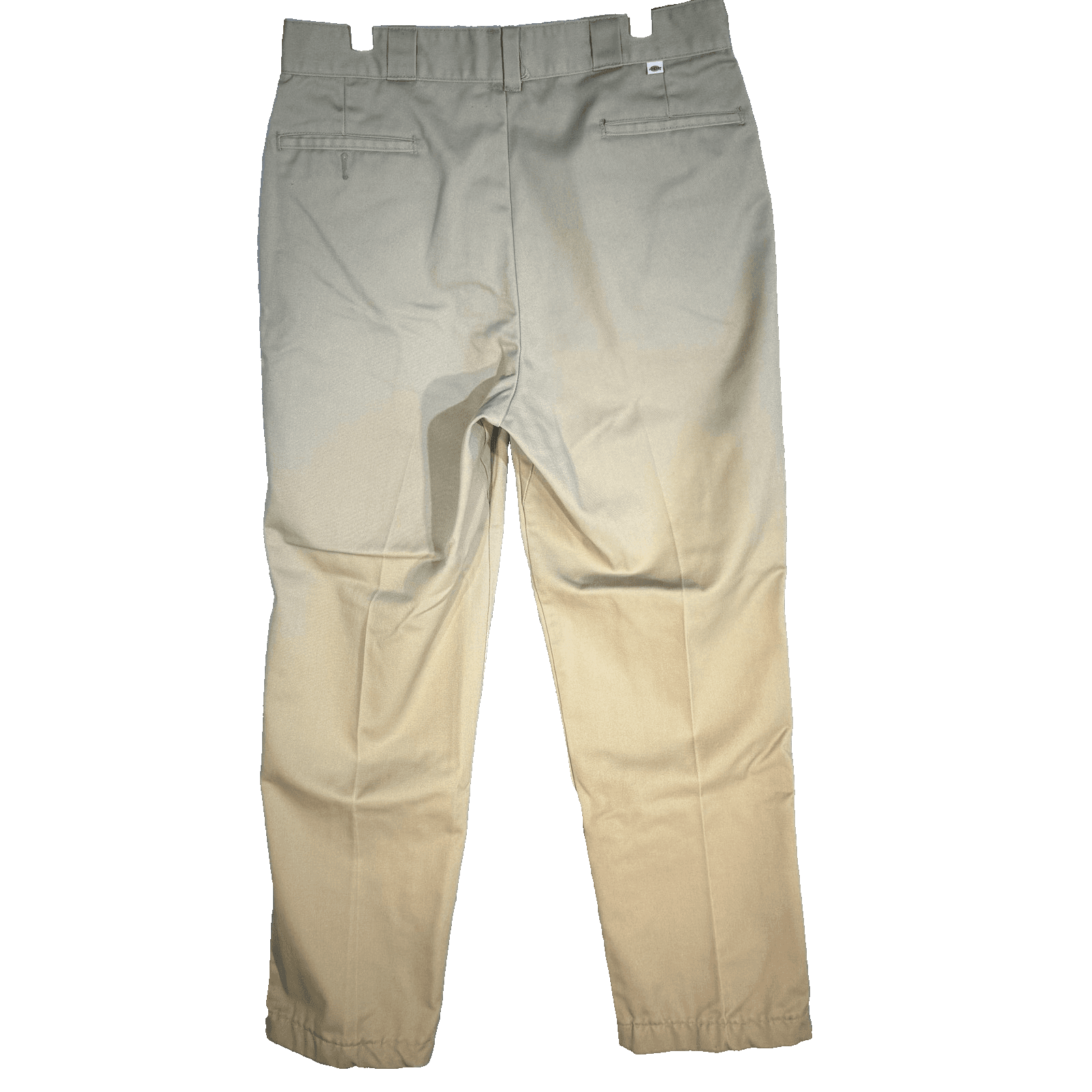 Dickies Pants Mens 36x31 Khaki Beige Workwear USA Made Poly Cotton Hemmed 90s - Thumbnail 2
