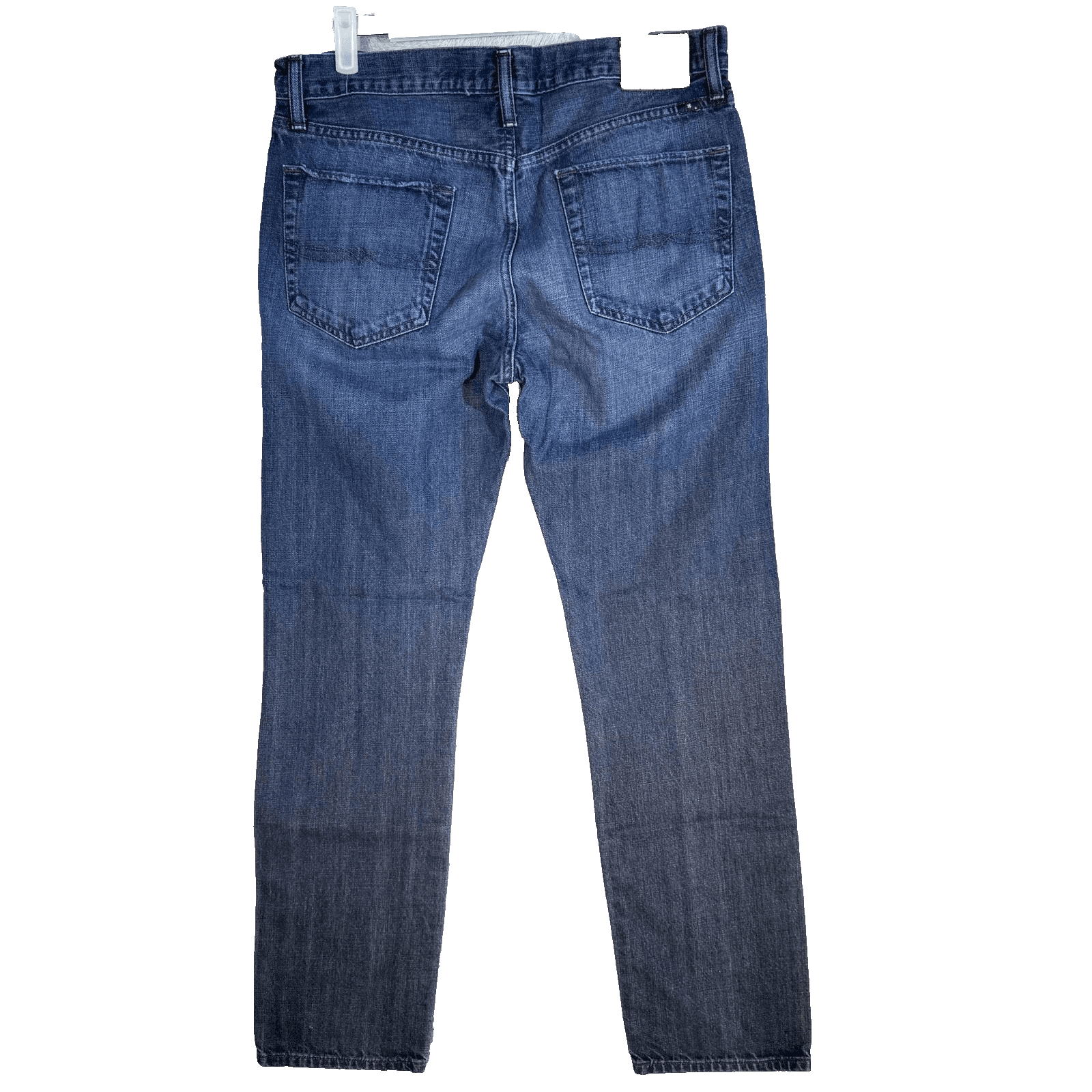 Lucky Brand Jeans Mens 34x32 Blue 1 Authentic Skinny Whiskered Denim Pants - Thumbnail 2