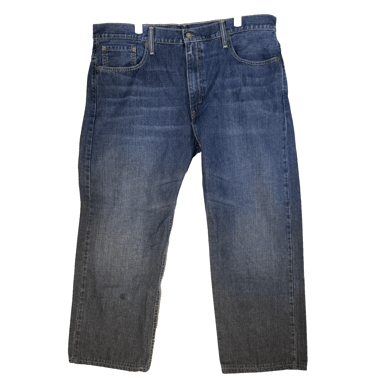 Levis 569 Jeans Mens 40x29 (38x30) Blue Medium Wash Relaxed Straight Denim - Image 1