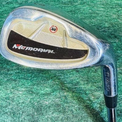 Memorial Sand Wedge Mens RH 36 In Steel Shaft Stainless Head Silver Golf Club - Image 1