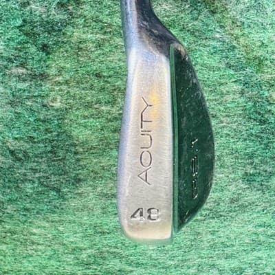 Acuity 48° Wedge Mens RH Stainless Steel Shaft Single Silver Golf Club - Thumbnail 3