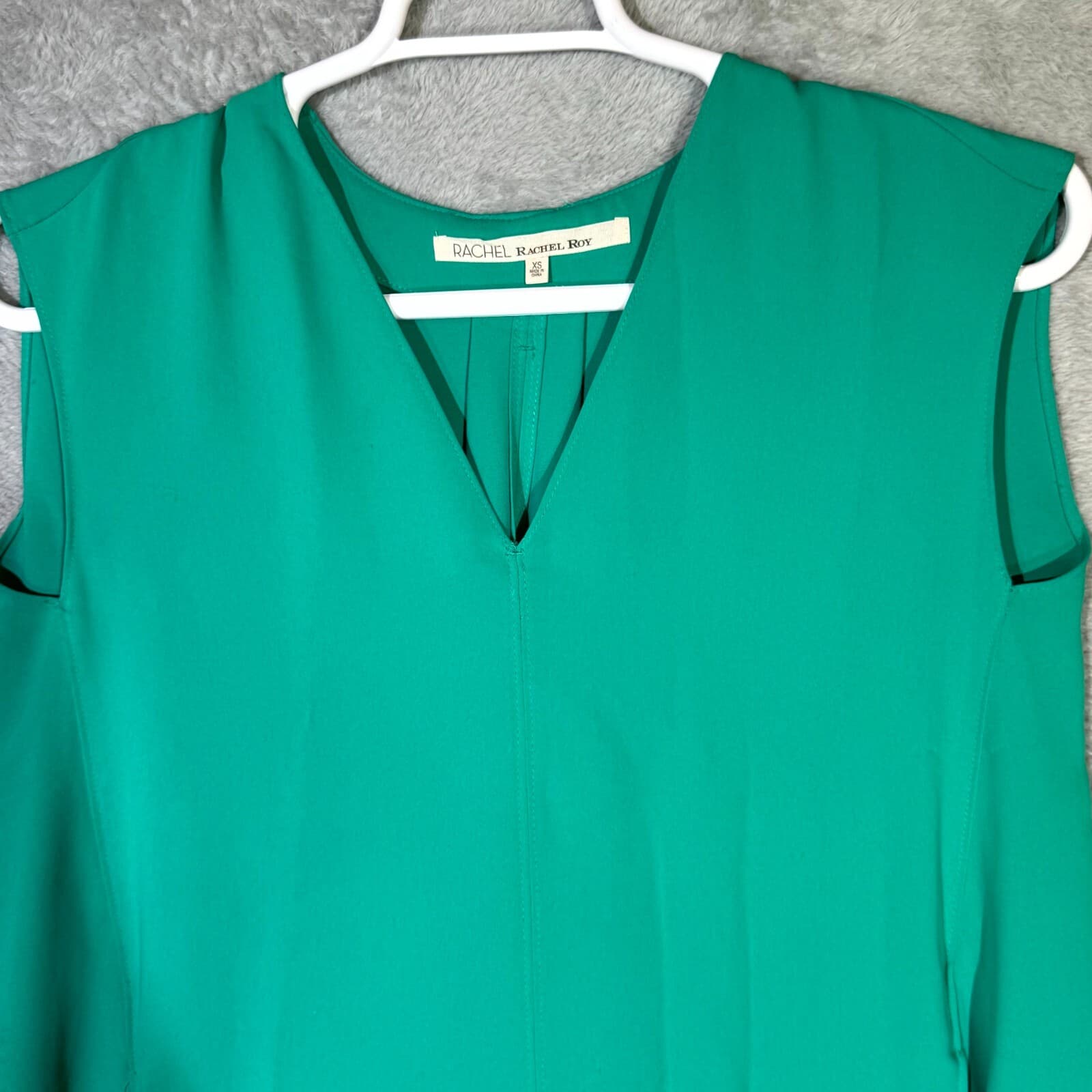 Rachel Roy Sydney Dress Womens XS Mint Sleeveless Asymmetrical High Low Hem - Thumbnail 3