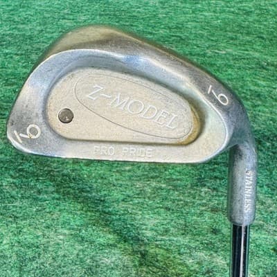 Z-MODEL 10 Iron Mens RH Stainless Steel Shaft Single Golf Club USA Pro Pride - Image 1