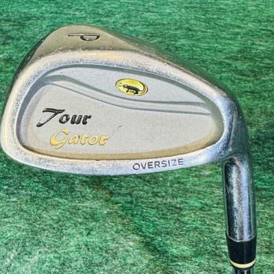 Tour Gator Oversize Pitching Wedge Mens RH 36.5 In Stiff Steel Silver Golf Club - Image 1