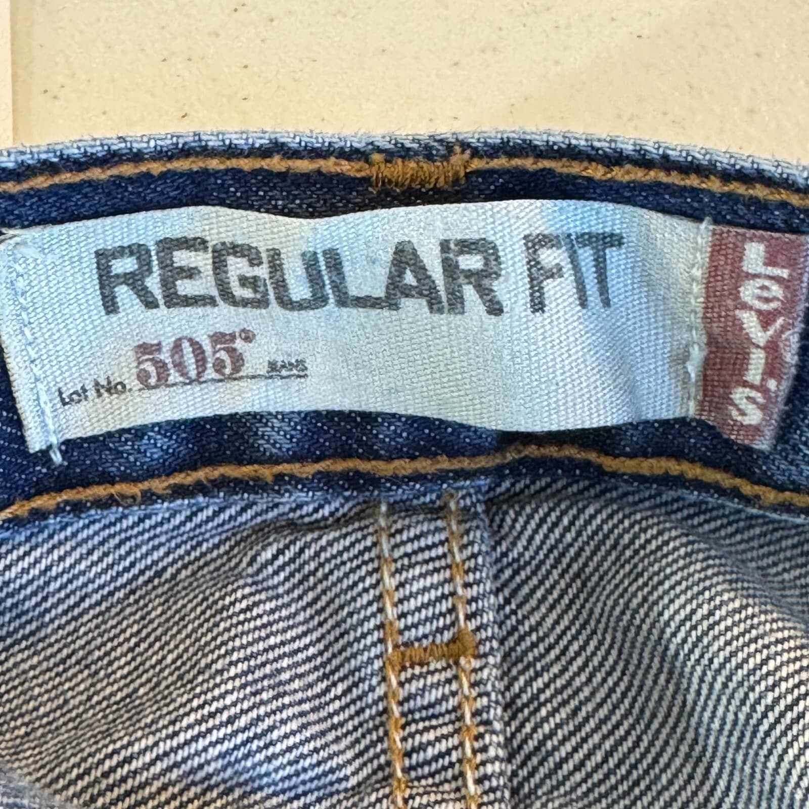 Levis 505 Mens Jeans 36x30 Regular Fit Stretch Mid Rise Blue Denim - Thumbnail 13