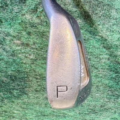 Vintage PinSeeker P Pitching Wedge Mens RH Steel Shaft Silver Mexico Single Club - Thumbnail 3
