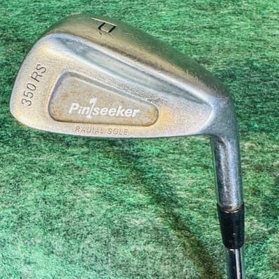Vintage PinSeeker P Pitching Wedge Mens RH Steel Shaft Silver Mexico Single Club - Image 1