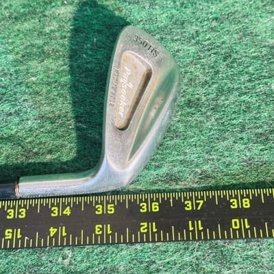 Vintage PinSeeker P Pitching Wedge Mens RH Steel Shaft Silver Mexico Single Club - Thumbnail 5