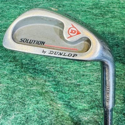 Dunlop Solution Pitching Wedge Mens RH Stainless Steel Shaft Single Club USA - Image 1