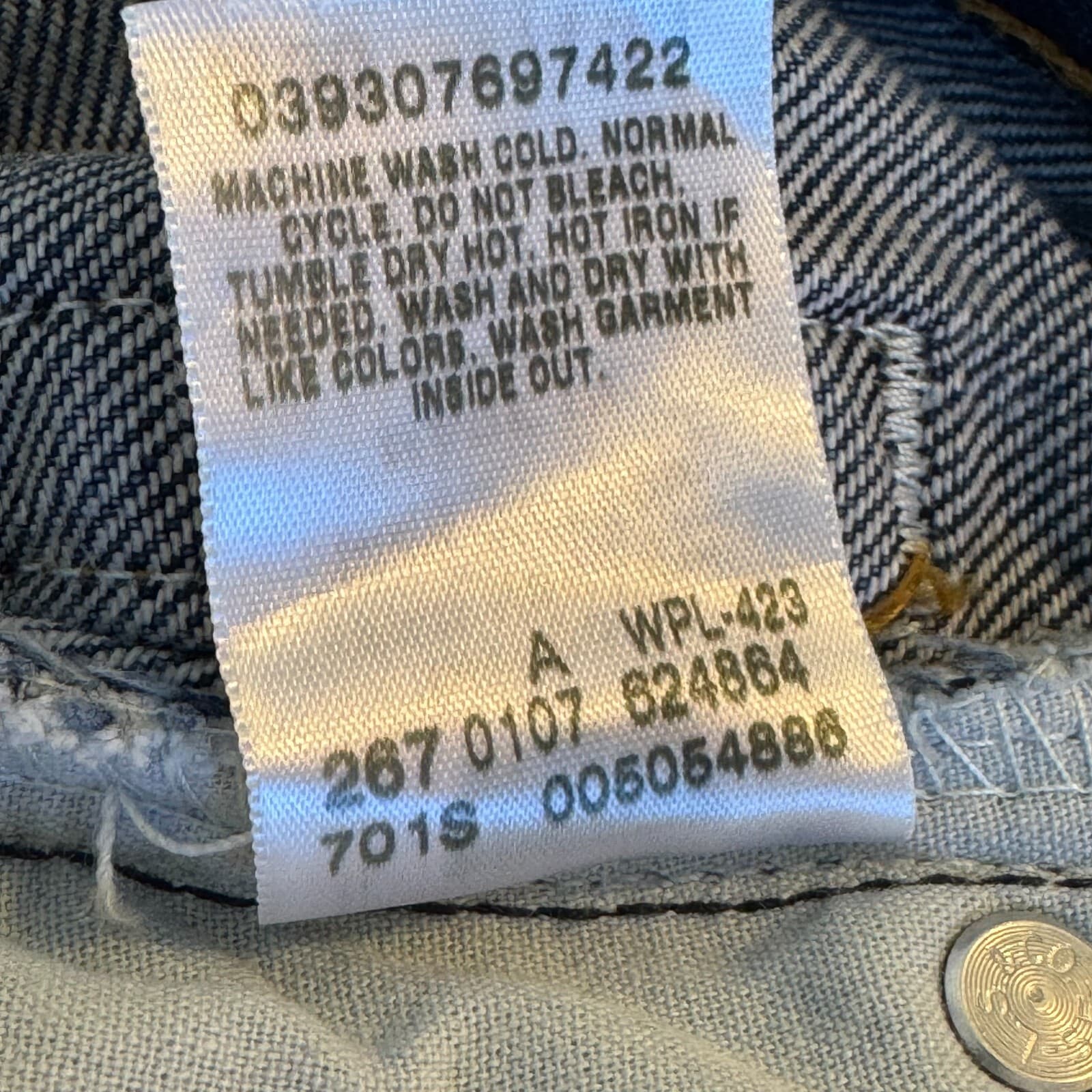 Levis 505 Mens Jeans 36x30 Regular Fit Stretch Mid Rise Blue Denim - Thumbnail 11