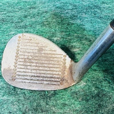 Vintage Golf Pride Hand Wedge Mens RH Steel Shaft Silver Single Club USA - Thumbnail 2