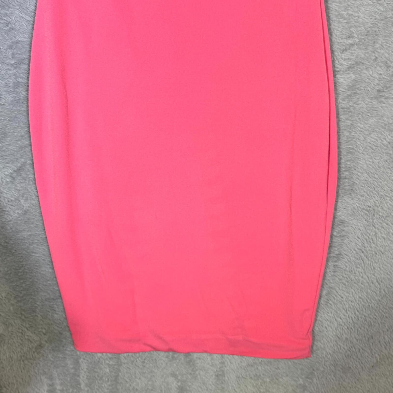 Leith Womens Sheath Dress XS Pink Stretch Scoop Neck Wide Strap Pullover - Thumbnail 4