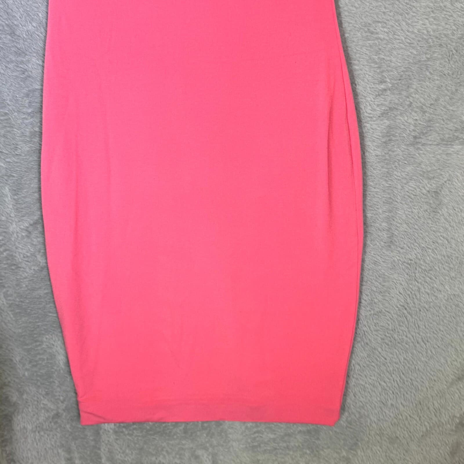 Leith Womens Sheath Dress XS Pink Stretch Scoop Neck Wide Strap Pullover - Thumbnail 7