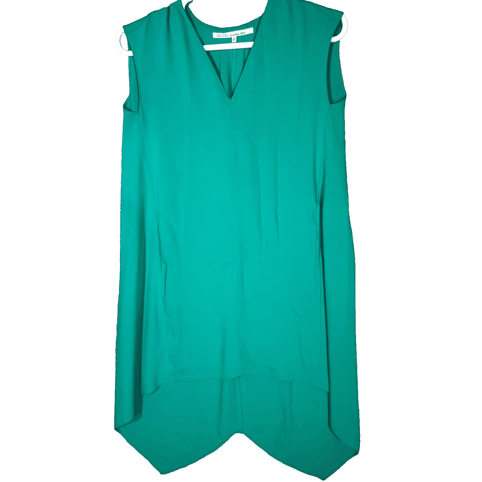 Rachel Roy Sydney Dress Womens XS Mint Sleeveless Asymmetrical High Low Hem - Image 1