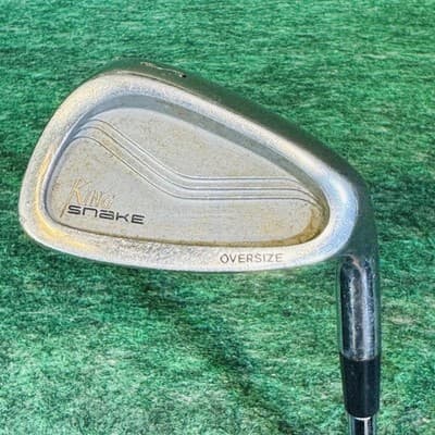 Vintage King Snake S Wedge Mens RH Oversize Steel Shaft Single Club England - Image 1