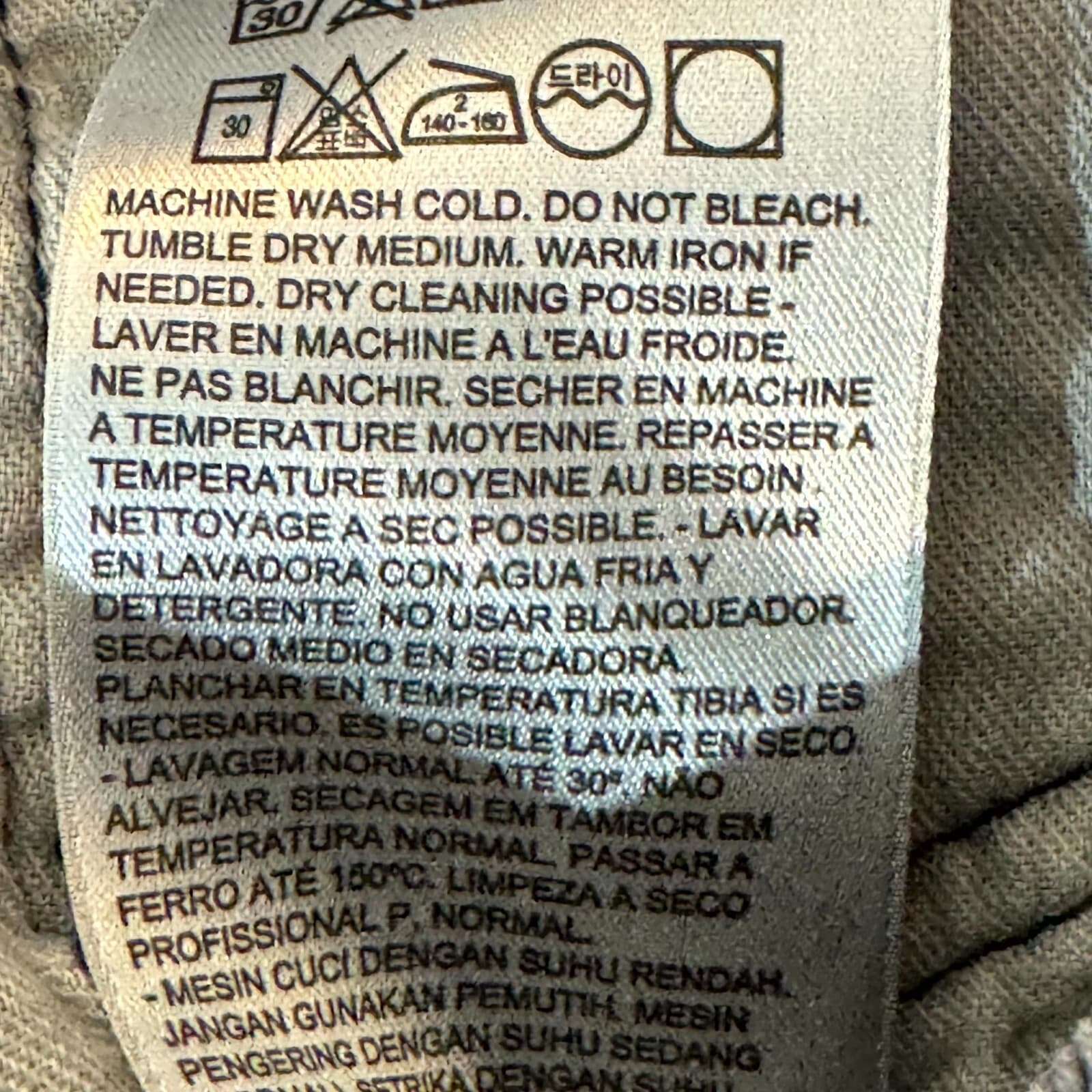 Levis 511 Mens 32x32 Black Denim Stretch Slim Fit Mid Rise Jeans - Thumbnail 6