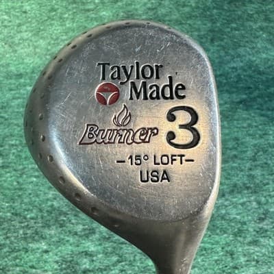 Vintage TaylorMade Burner Tour Preferred 3 Wood 15° Dynamic Gold Golf Club USA - Image 1