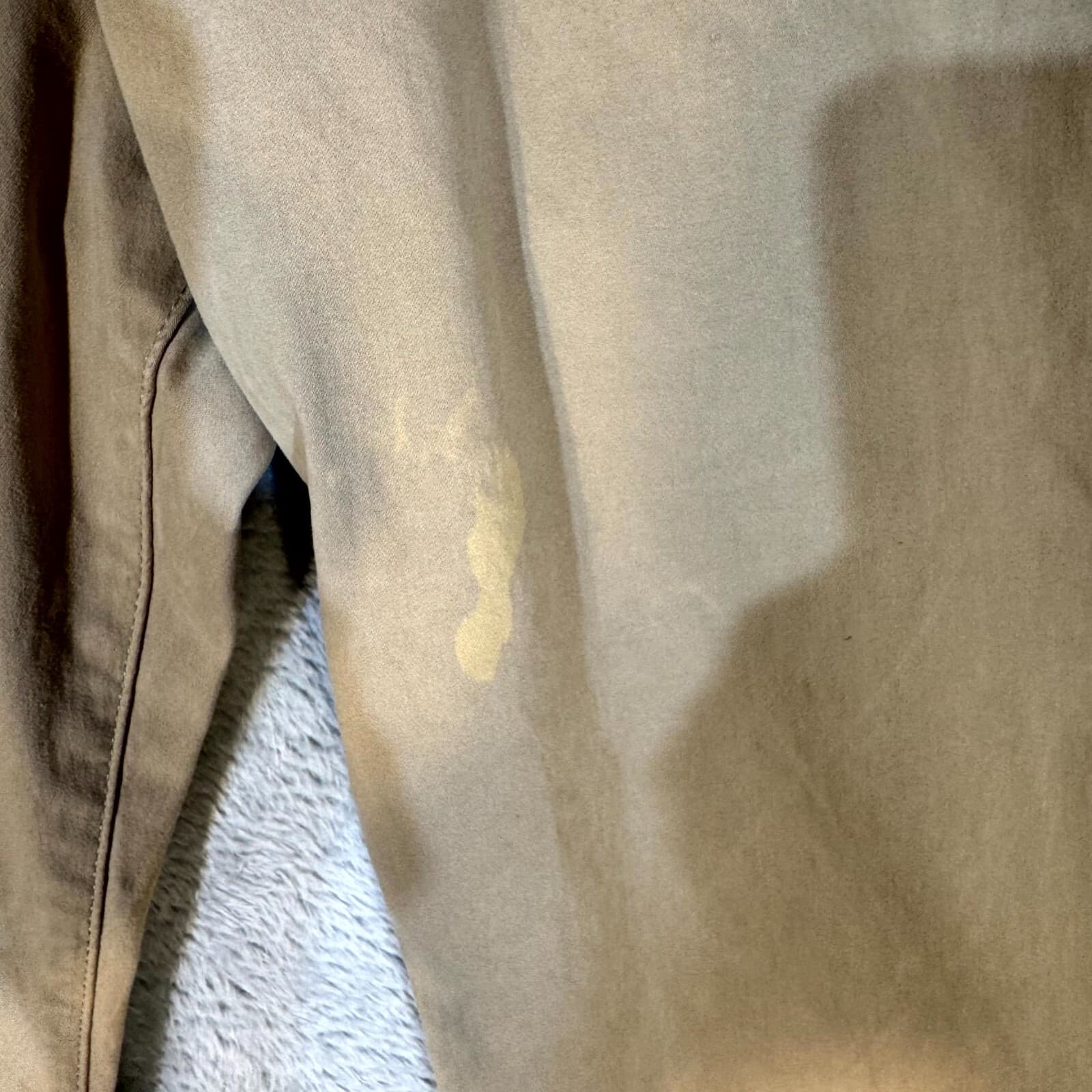 Lucky Brand 121 Men's Jeans 34/30 Beige Denim Mid-Rise Slim Straight Leg Zip Fly - Thumbnail 3