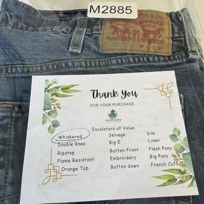 Levis 541 Jeans Mens 40x30 Blue Stretch Denim Athletic Fit Mid Rise Tapered - Thumbnail 8