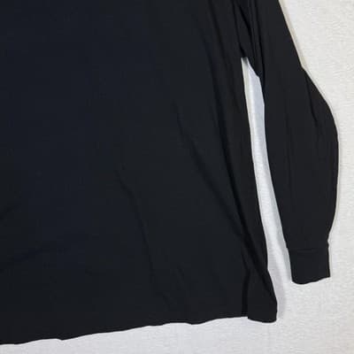 Polo Ralph Lauren Shirt Mens 2XL Black Classic Fit Long Sleeve Crewneck Pony Tee - Thumbnail 11